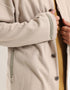 Jacket with stand up collar